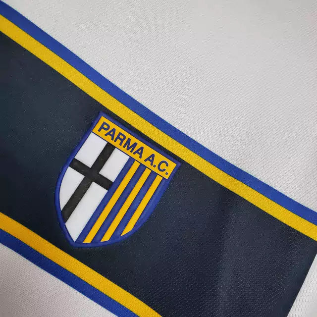 Retrô - Camisa Parma Away 02/03 Torcedor Masculina - Branca