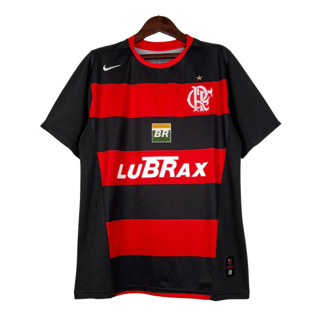 Retrô - Flamengo I 2006 Torcedor Nike Masculina - Vermelho e preto
