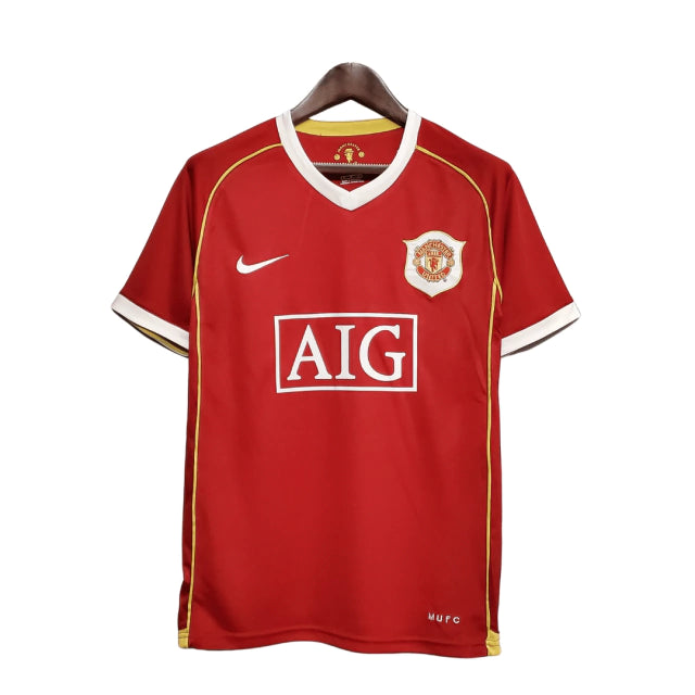 Retrô  - Camisa Manchester United I 06/07 Torcedor Nike Masculina - Vermelha