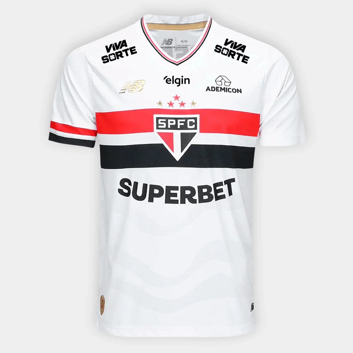 Camisa New Balance São Paulo 2025/26 I Jogador Com Patrocínios