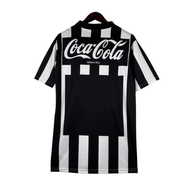 Retrô  - Camisa Botafogo I 1992 Torcedor Umbro Masculina - Preta e Branco