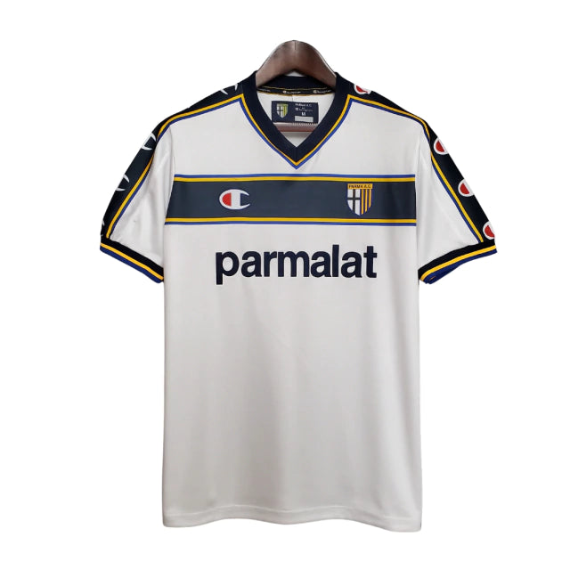 Retrô - Camisa Parma Away 02/03 Torcedor Masculina - Branca