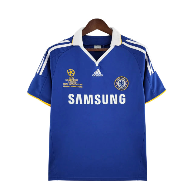 Retrô  - Camisa Chelsea I 07/08 Torcedor Adidas Masculina - Azul