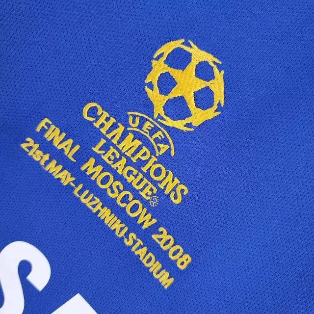 Retrô  - Camisa Chelsea I 07/08 Torcedor Adidas Masculina - Azul