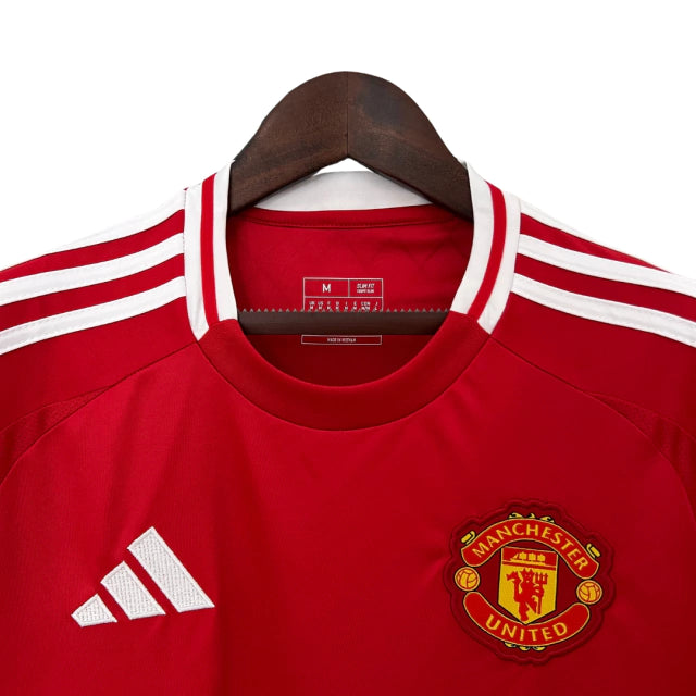Camisa Manchester United I 24/25 Torcedor Adidas Masculina - Vermelha