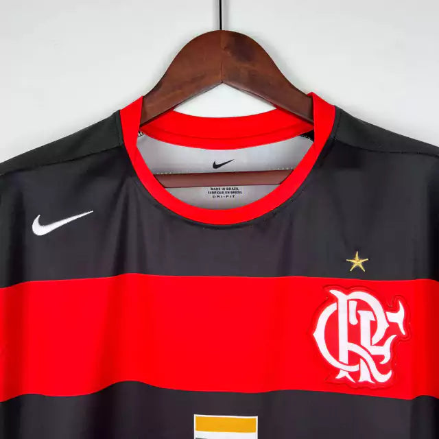 Retrô - Flamengo I 2006 Torcedor Nike Masculina - Vermelho e preto