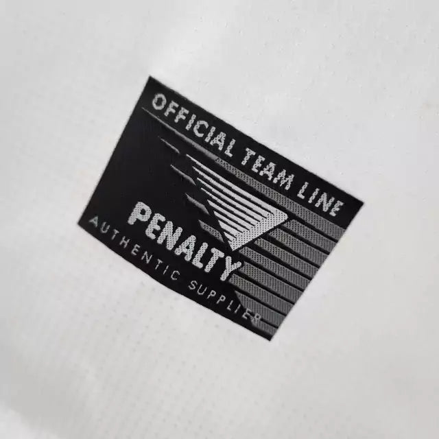 Retrô - Camisa  São Paulo I 2000 Torcedor Penalty Masculina - Branco e Vermelho