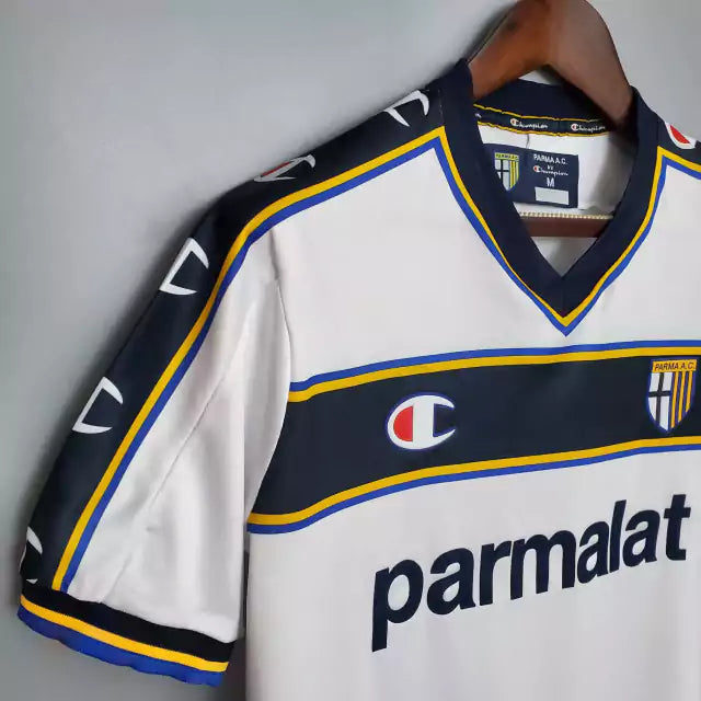 Retrô - Camisa Parma Away 02/03 Torcedor Masculina - Branca