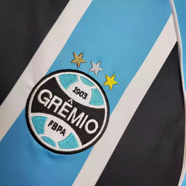 Retrô  - Camisa Grêmio I 2000 Torcedor Kappa Masculina - Azul