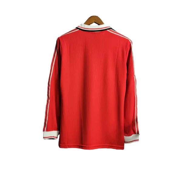 RETRÔ - Camisa Manchester United Home 1999/00 Manga Longa