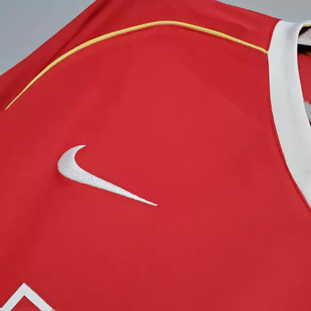 Retrô - Camisa Manga Longa Manchester United I 06/07 Torcedor Nike Masculina - Vermelha