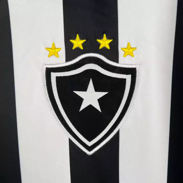 Retrô  - Camisa Botafogo I 1992 Torcedor Umbro Masculina - Preta e Branco