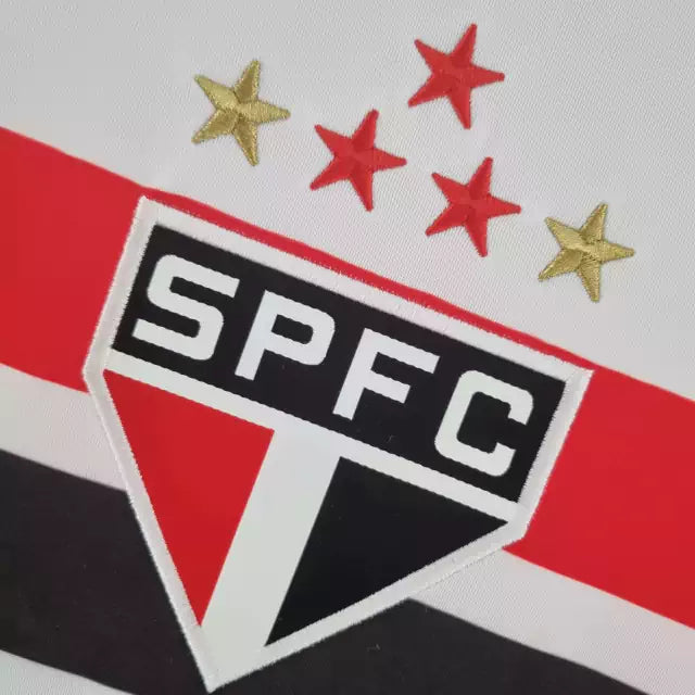 Retrô - Camisa São Paulo I 2006 Torcedor Reebok Masculina - Branco e Vermelho