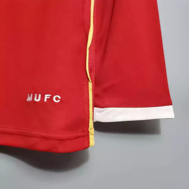 Retrô - Camisa Manga Longa Manchester United I 06/07 Torcedor Nike Masculina - Vermelha