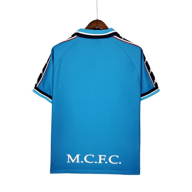 Retrô - Camisa Manchester City I Retrô 97/99 Torcedor Masculina - Azul