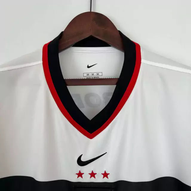 Retrô - Camisa Flamengo II 2001 Torcedor Nike Masculina - Branca
