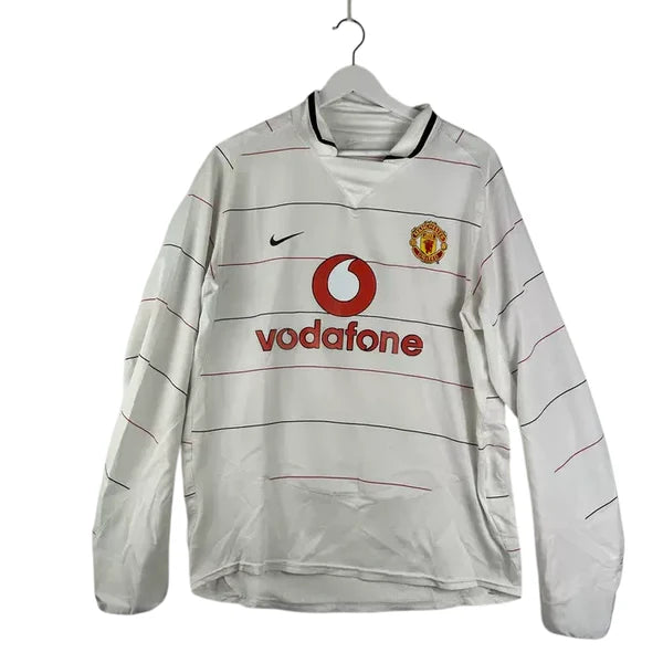 RETRÔ - Camisa Manchester United Terceira 2003/04 e 2004/05 e 2005/06 Manga Longa