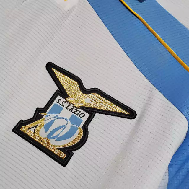 Retrô - Camisa Lazio II 00/01 Torcedor Puma Masculina - Branca