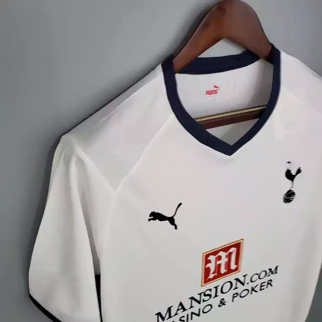 Retrô - Camisa Tottenham I 08/09 Masculina Puma Torcedor - Branca