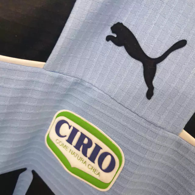 Retrô - Camisa Lazio I 99/00 Torcedor Puma Masculina - Azul