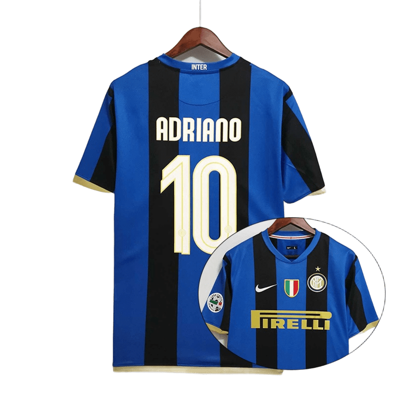 RETRÔ - ADRIANO - INTER DE MILÃO HOME 2008/09