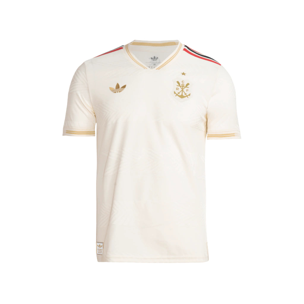 Camisa Flamengo III 2025/2026 Versão torcedor Masculino OFF-WHITE